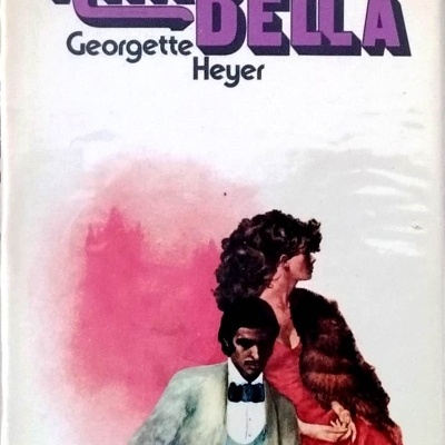 Capa de livro Arabella de Georgette Heyer com ilustração de homem e mulher