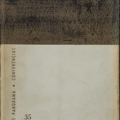 Capa de livro com texto EDIÇÕES PANORAMA • CONFERÊNCIAS e número 35