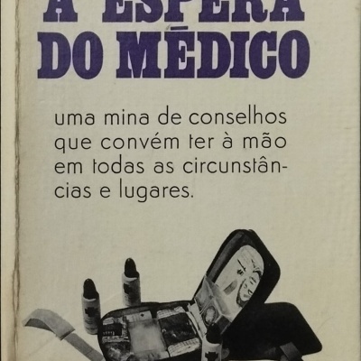 Capa de livro DR. PIERRE FOURNIER À ESPERA DO MÉDICO com estojo médico e texto