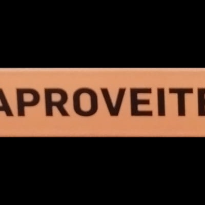 Dorso de livro laranja com texto branco e preto ANTÓNIO FEIO APROVEITEM A VIDA