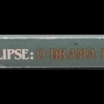 Lombada de livro verde com título e nomes em branco e dourado