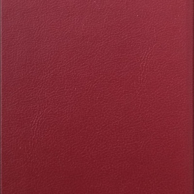 Capa de livro ou caderno vermelho em couro sintético