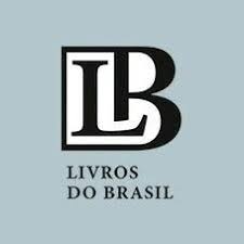 Logótipo LB com texto LIVROS DO BRASIL em fundo azul claro