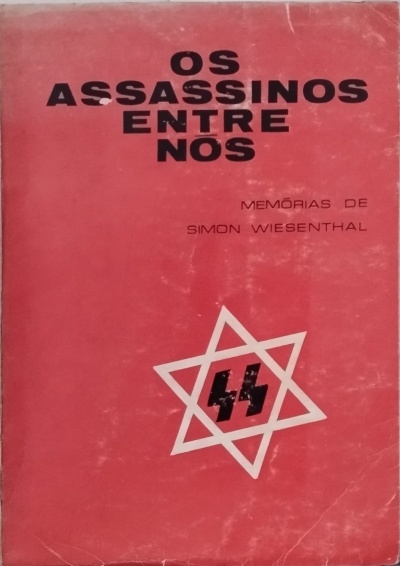 Capa de livro vermelha com texto e símbolos pretos e brancos