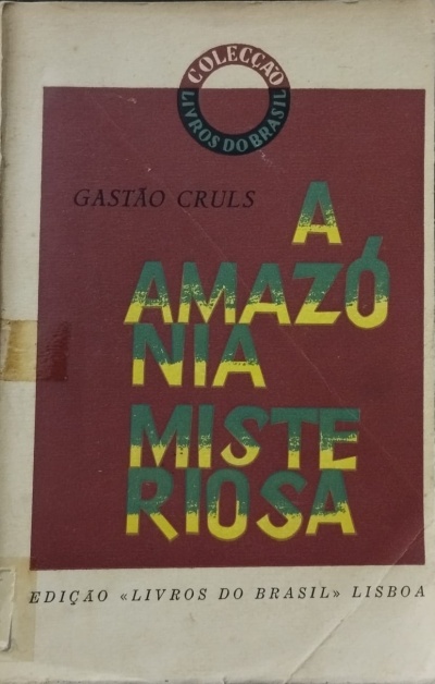 Capa de livro com título colorido e autor Gastão Cruls