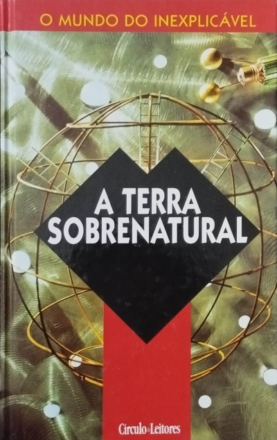Capa de livro com estrutura dourada esférica e texto sobre o inexplicável
