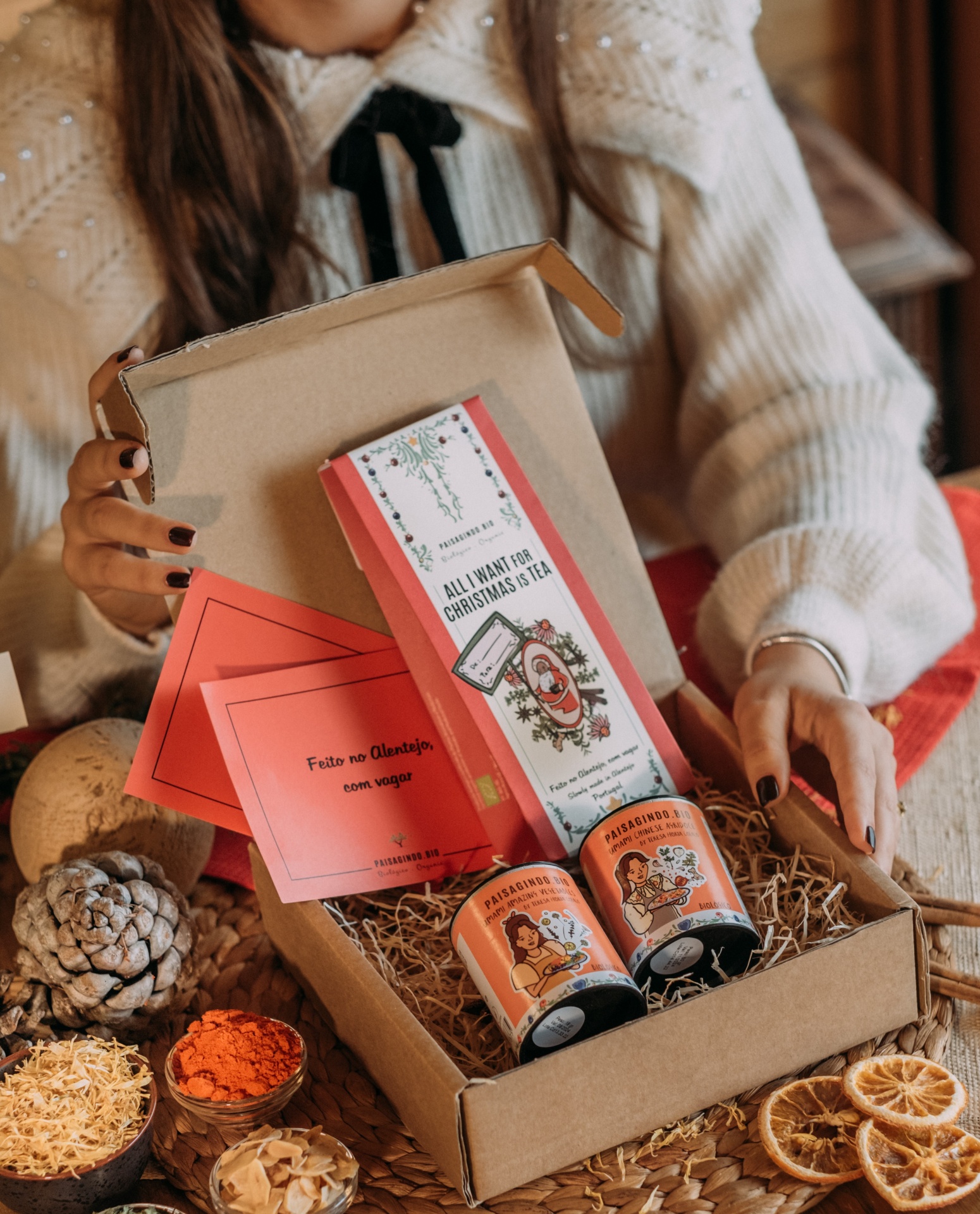 Cabaz de Natal THC 02 | Chá & Temperos by Teresa Horta Colaço Cabaz de Natal THC 02 | Chá & Temperos by Teresa Horta Colaço