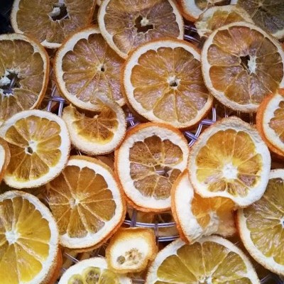 Laranja desidratada de produção biológica (venda a granel)