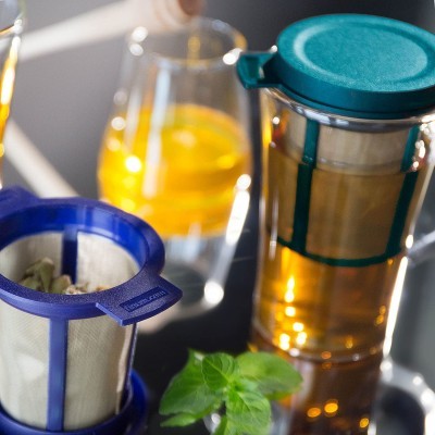 Goldton Set - 2 infusores em malha micro-fina de inox para chá/infusão/café