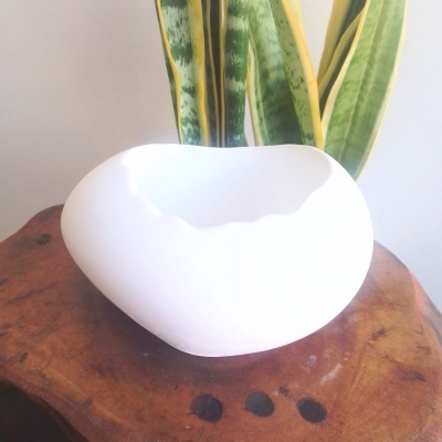 Ovo aberto em gesso perfumado/pó cerâmico