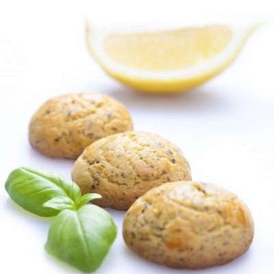 Bolinhos de Azeite, Manjericão e Limão