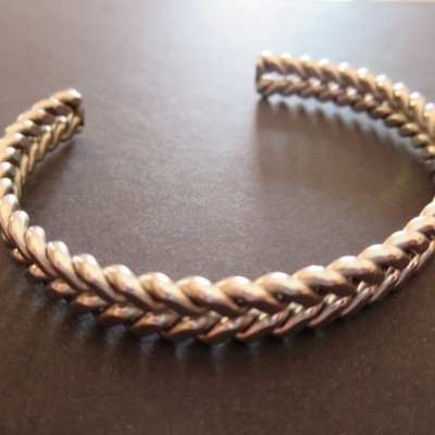 Pulseira trabalhada Aço