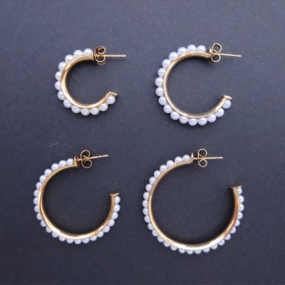 Argolas com Pérolas