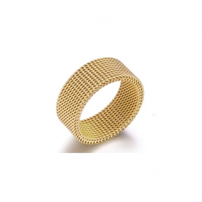 Anel Aço em malha