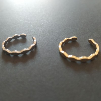 Anel Ondulado em Aço