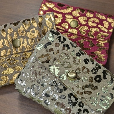 Porta Moedas/Cartões em Camurça