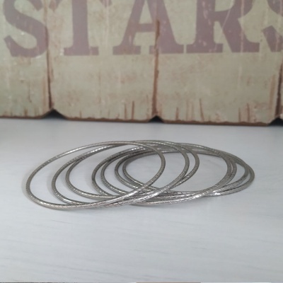 Pulseiras em Aço - 7 escravas