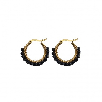 Argolas com Cristais