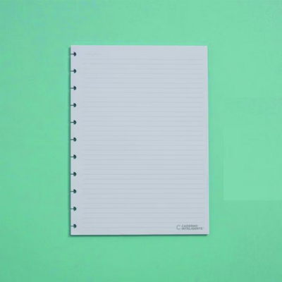 Folhas Pautadas A5 120G - Caderno Inteligente
