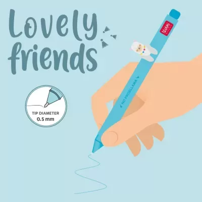 Esferográfica de Gel Legami - Lovely Friends - Lama Esferográfica de Gel Legami - Lovely Friends - Lama