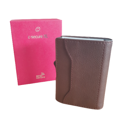 Porta Cartões C-Secure 1703XL Castanho