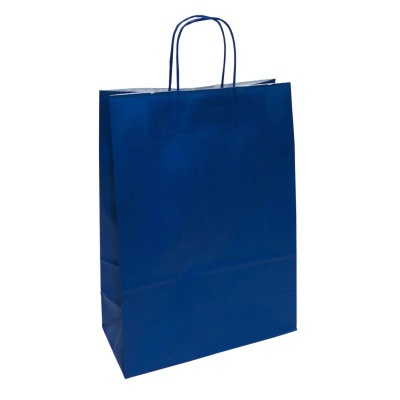 Saco de Papel Asa Torcida 188 - Azul