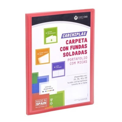 Portfolio com 30 Micas e Capa Personalizável Carchivo