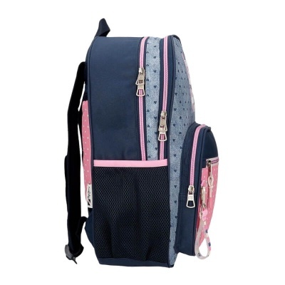 Mochila Pepe Jeans Noni Denim + Estojo de OFERTA