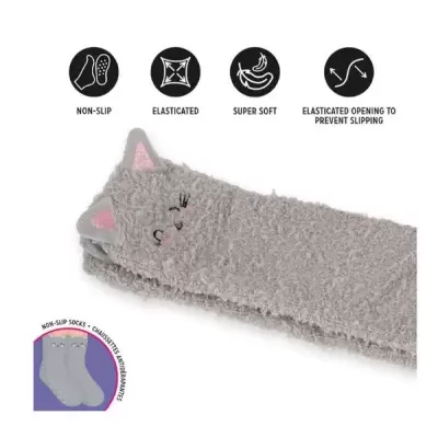 Meias Antiderrapantes Legami "It's a Match!"'– Kitty