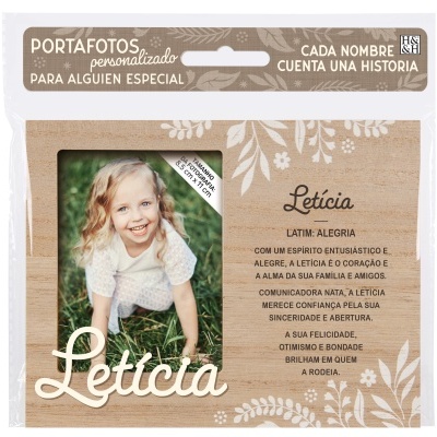 Moldura Personalizada "Letícia"