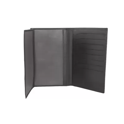 Porta-Documentos em Pele com Anti-RFID Castanho