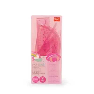 Conjunto De Geometria Unicórnio - Legami