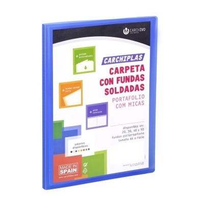 Portfolio com 20 Micas e Capa Personalizável Carchivo