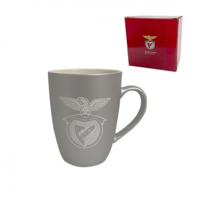 Caneca Veludo Prateada SLB