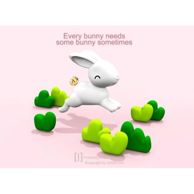 Porta chaves Metalmorphose - MTM233-01 - Coelho