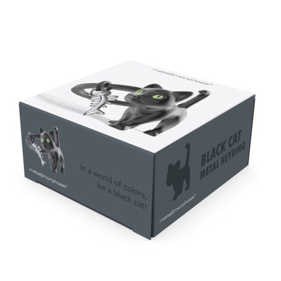 Porta chaves Metalmorphose - MTM339-01 - Gato Preto