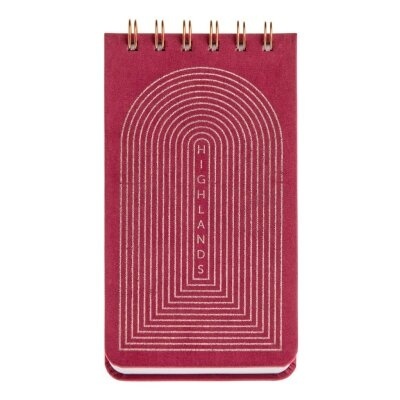 Notebook Espiral Miquelrius Highland Days Vermelho Pautado MR7773