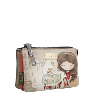 Porta Moedas C/3 Compartimentos Anekke Muse