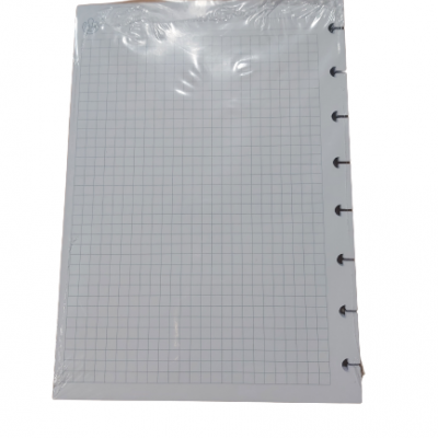 Recarga  Folhas Quadriculadas Caderno Inteligente A5 Ingeniox