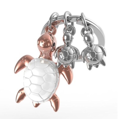 Porta chaves Metalmorphose - MTM195-01 - Família Tartaruga
