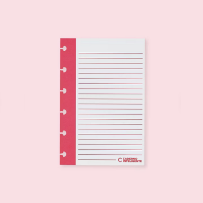 Folhas Pautadas Vertical - Caderno Inteligente