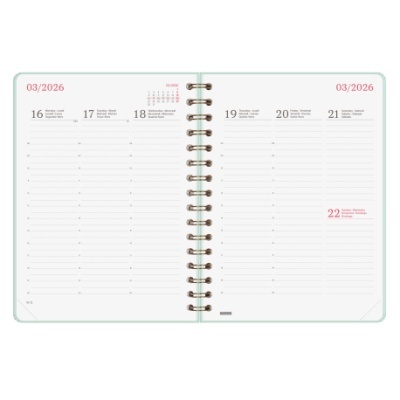 Agenda Finocam 2026 Semanal Alma Mint