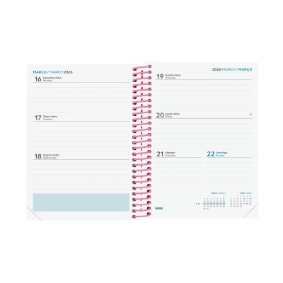 Agenda Escolar Semanal Diva 2025/2026 - Spring Agenda Escolar Semanal Diva 2025/2026 - Spring