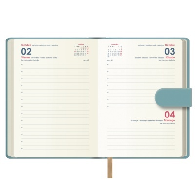 Agenda Dohe Diária - Pretty – 12,5 x 18 cm. – Verde