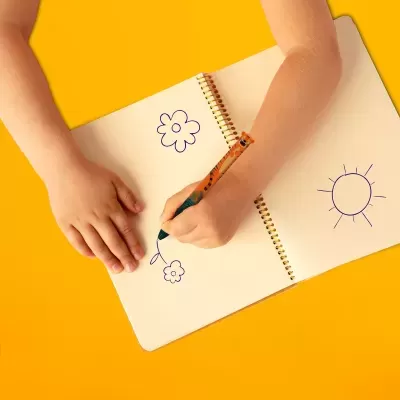 Caneta Esferográfica Bicolor Legami - Click&Clack - Tigre