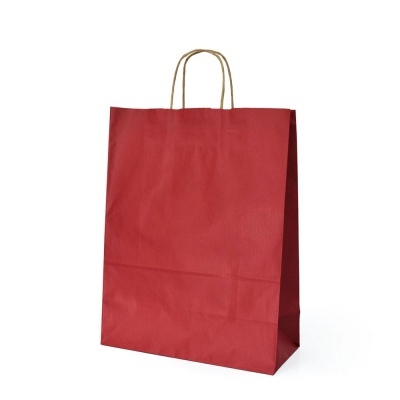 Saco de Papel Asa Torcida - Vermelho