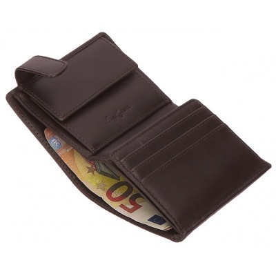 Carteira Pepe Jeans Hudson Marron com mola