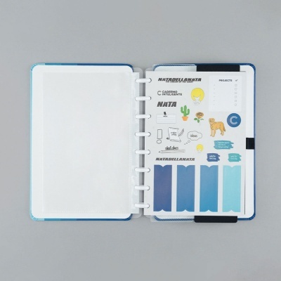 Caderno A5 Blue Creative Journal By Miguel Luz - Caderno Inteligente