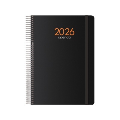 Agenda Dohe Semanal - Syncro – 15 x 21 cm – Preto