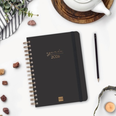 Agenda Finocam 2026 Diária Alma Black